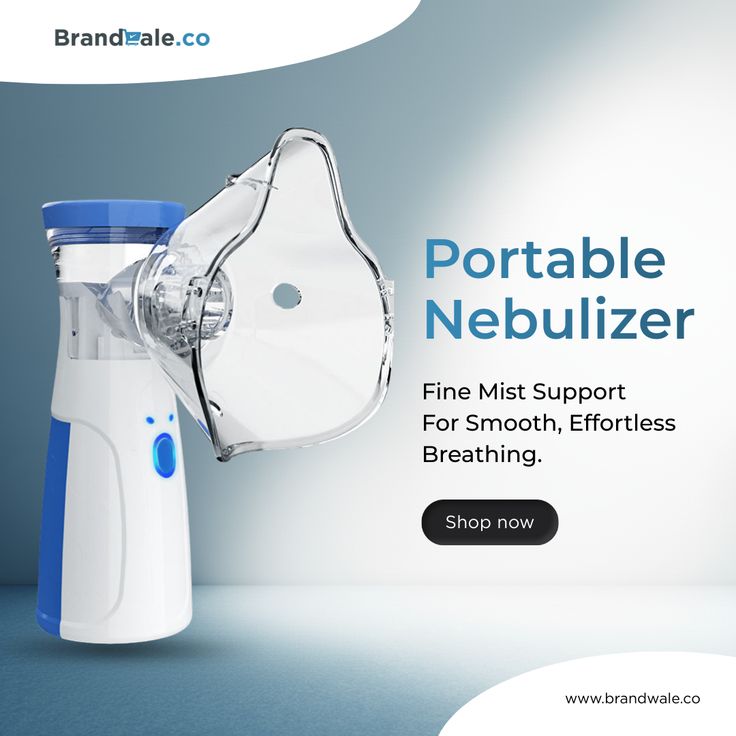 Portable Mesh Nebulizer for Adults & Kids | Silent Handheld Inhaler for Asthma & Respiratory Care
